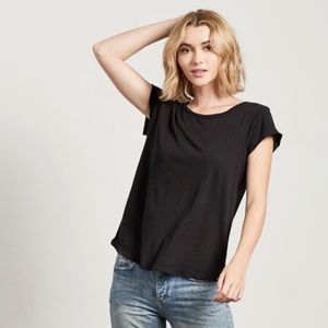 good hYOUman Black Helen Relaxed Tee Large NWT
